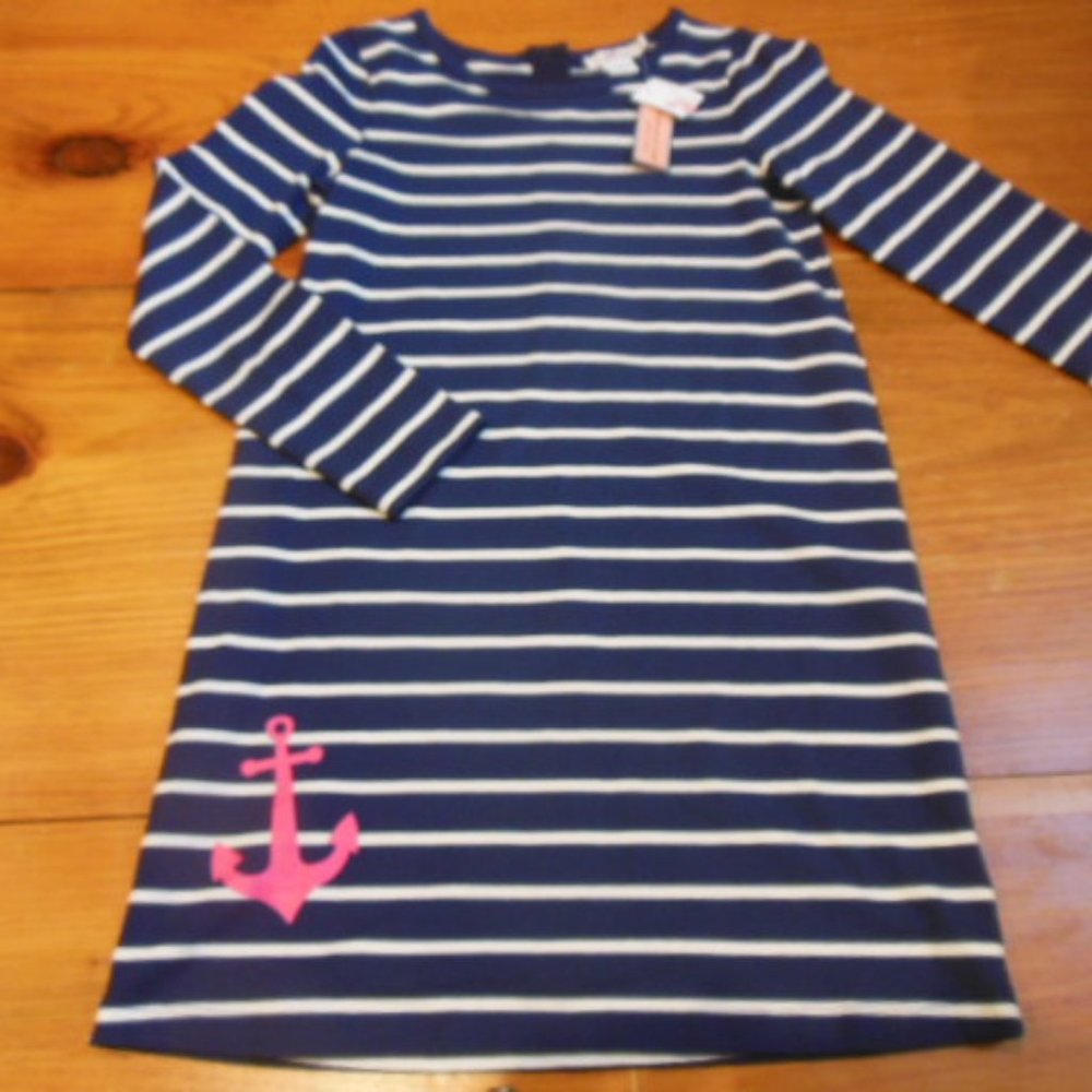 VINEYARD VINES 10-12 Anchor Printed Dress - Picture 1 of 3